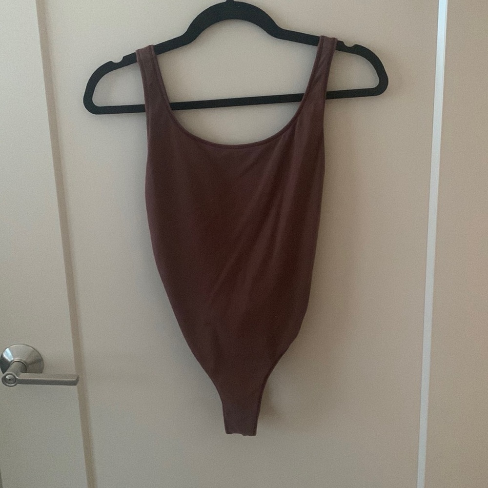 SKIMS Open Back Cotton Bodysuit